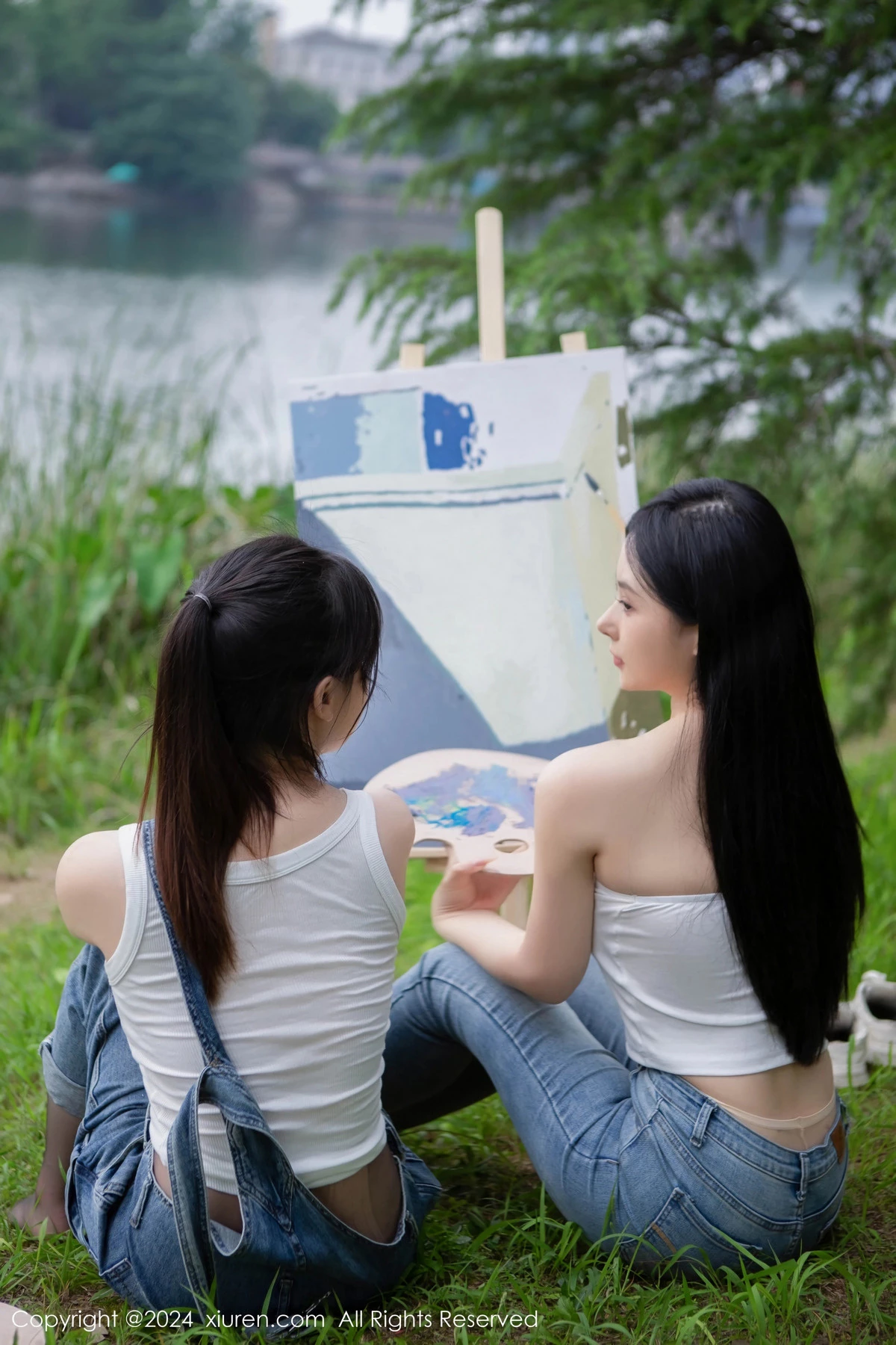 秀人集.com_[XiuRen秀人网]No.8638_模特合集豆瓣酱户外性感白T配牛仔裤露超薄丝袜秀美腿诱惑写真73P