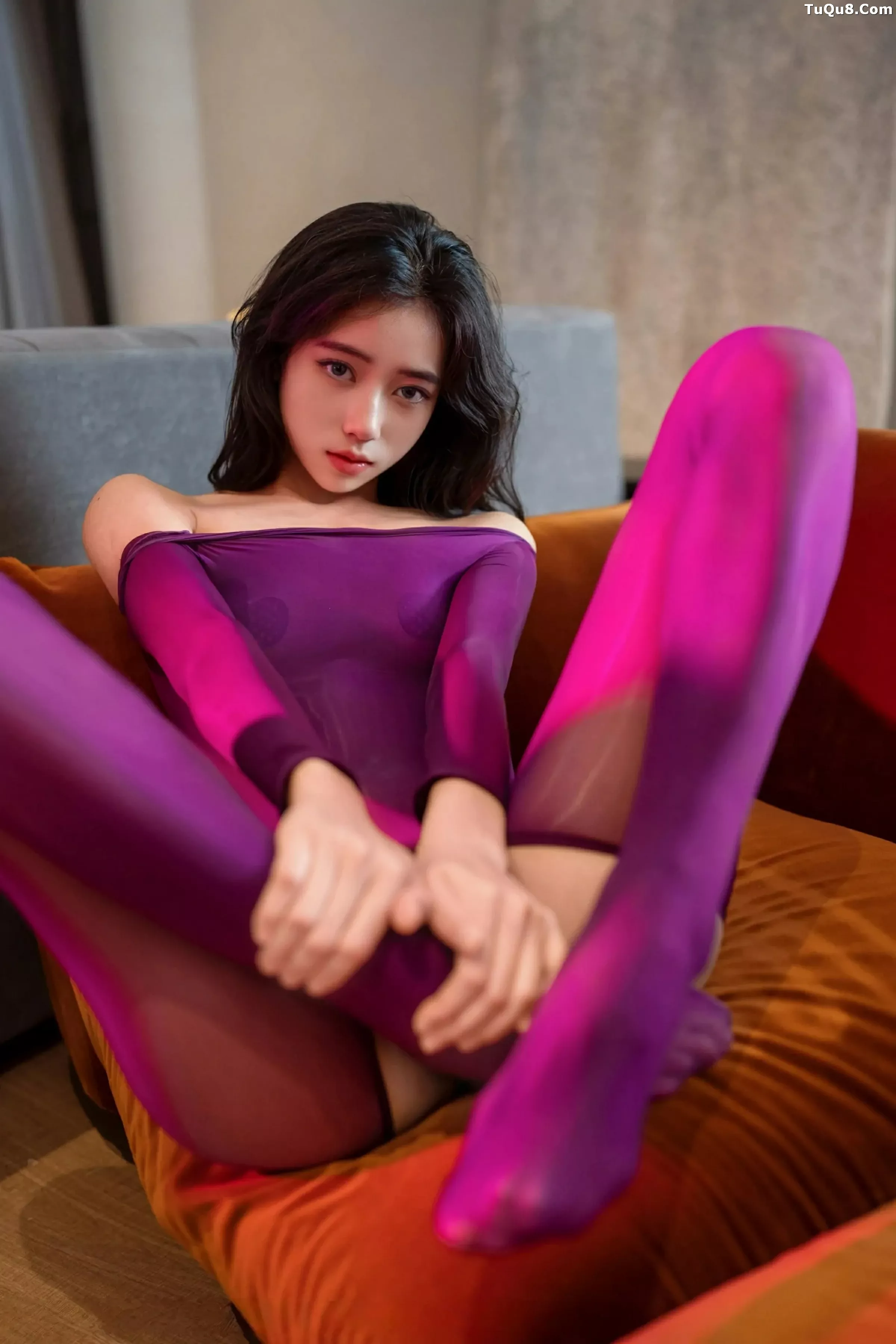 秀人集.com_[XINGYAN星颜社]VOL.363_模特时安安浴室场景性感紫色连体丝袜秀柔美身姿撩人诱惑写真81P