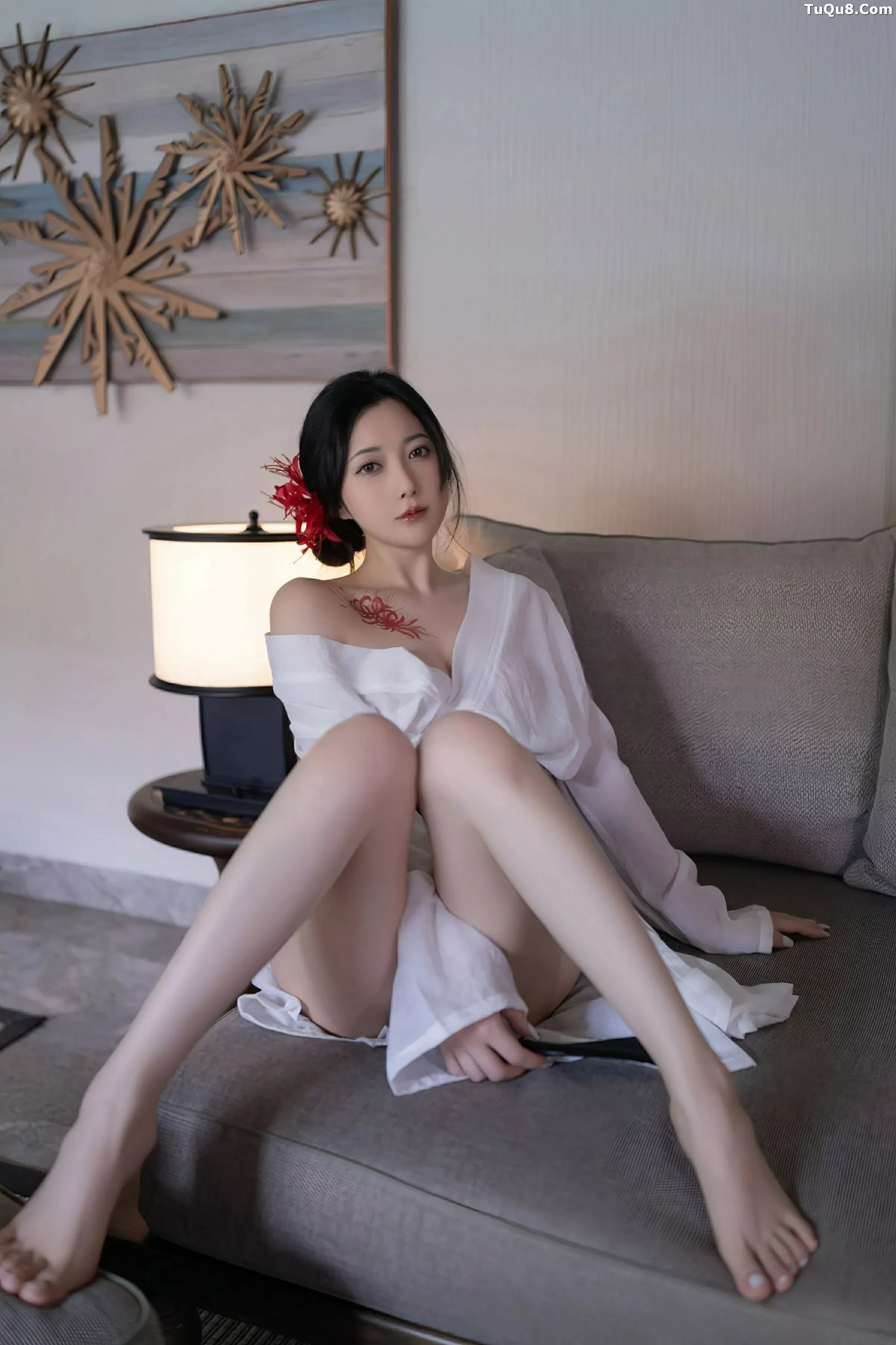 秀人集.com_[XiuRen秀人网]No.10514_模特鱼子酱Fish性感白色薄透服饰配白色丝袜秀曼妙身材诱惑写真80P