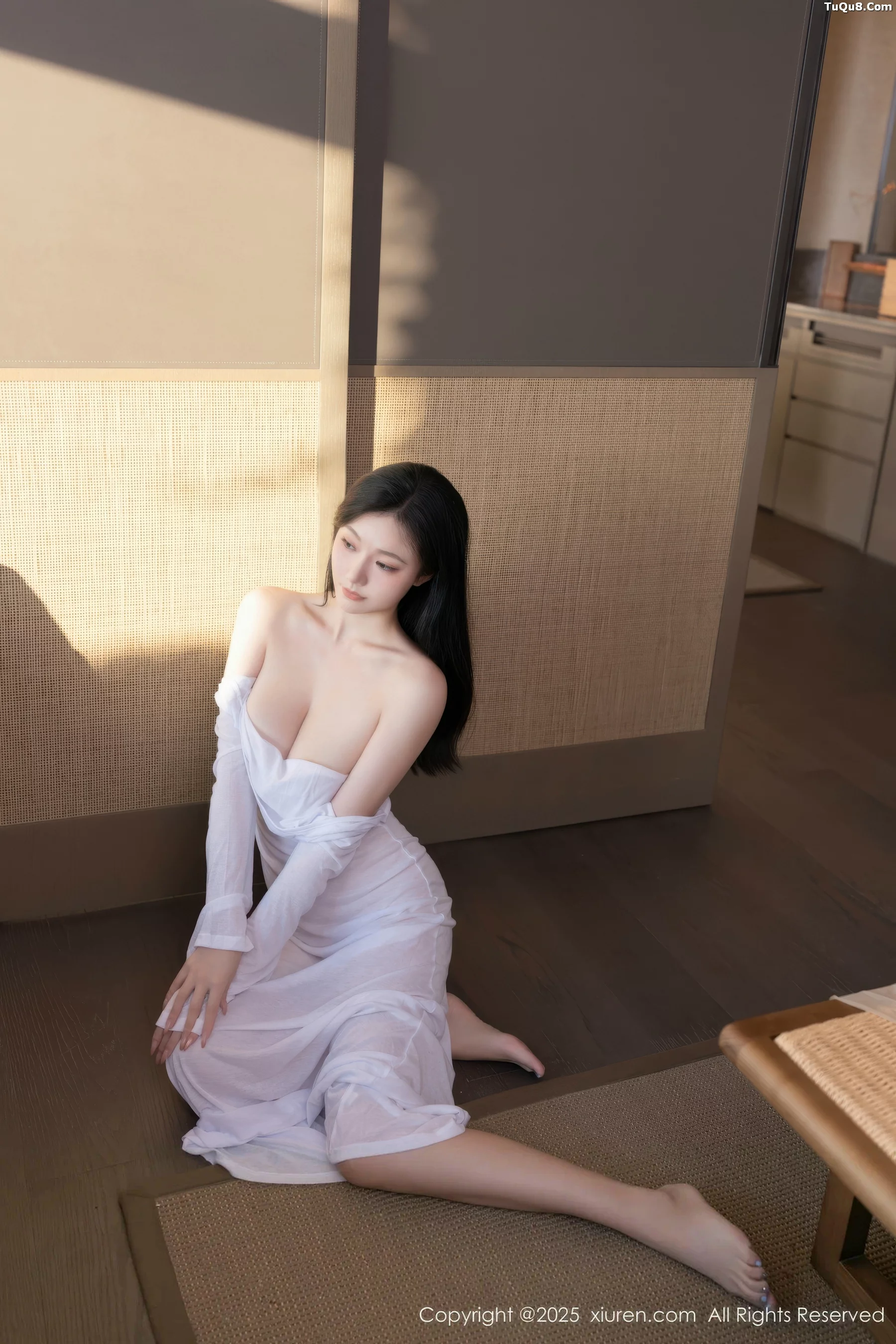 秀人集.com_[XiuRen秀人网]No.10747_模特安然anran性感白色连衣长裙配超薄肉色秀曼妙身姿诱惑写真80P