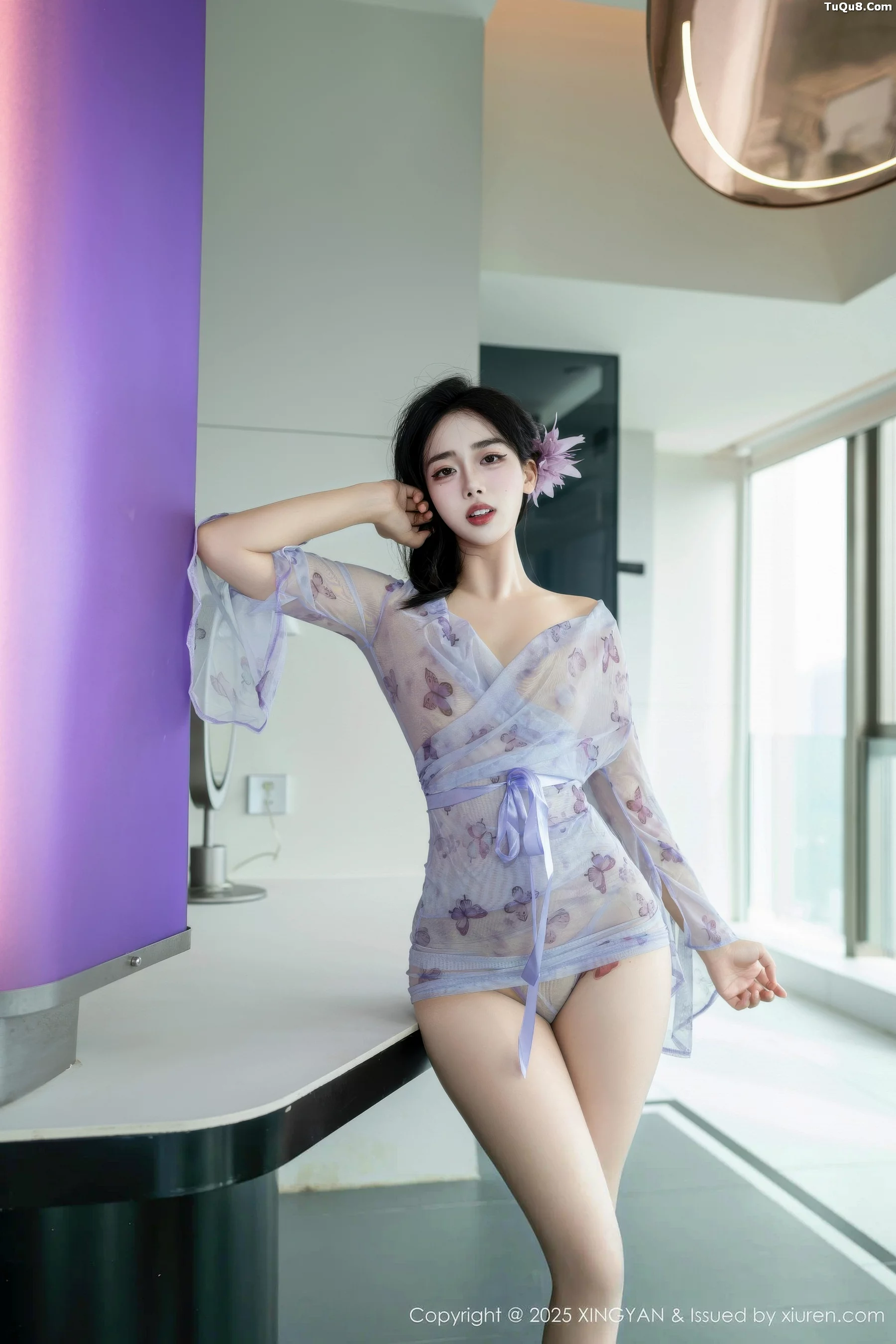 秀人集.com_[XINGYAN星颜社]VOL.409_模特阮福福性感蓝色轻透情趣服饰配肉丝袜秀曼妙身材诱惑写真63P