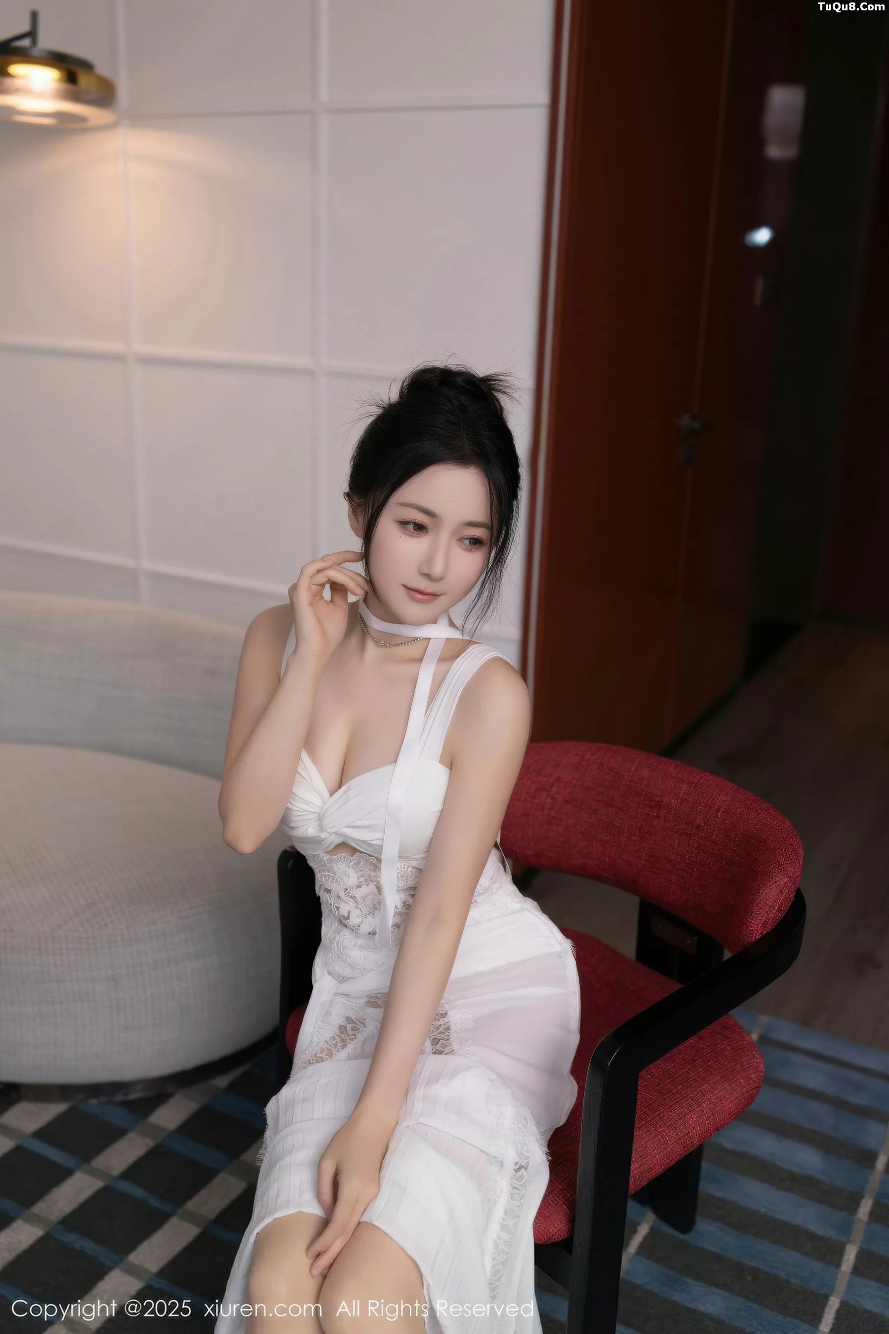 秀人集.com_[XiuRen秀人网]No.10911_模特鱼子酱Fish性感白色长裙配超薄无内肉丝秀曼妙身姿诱惑写真76P