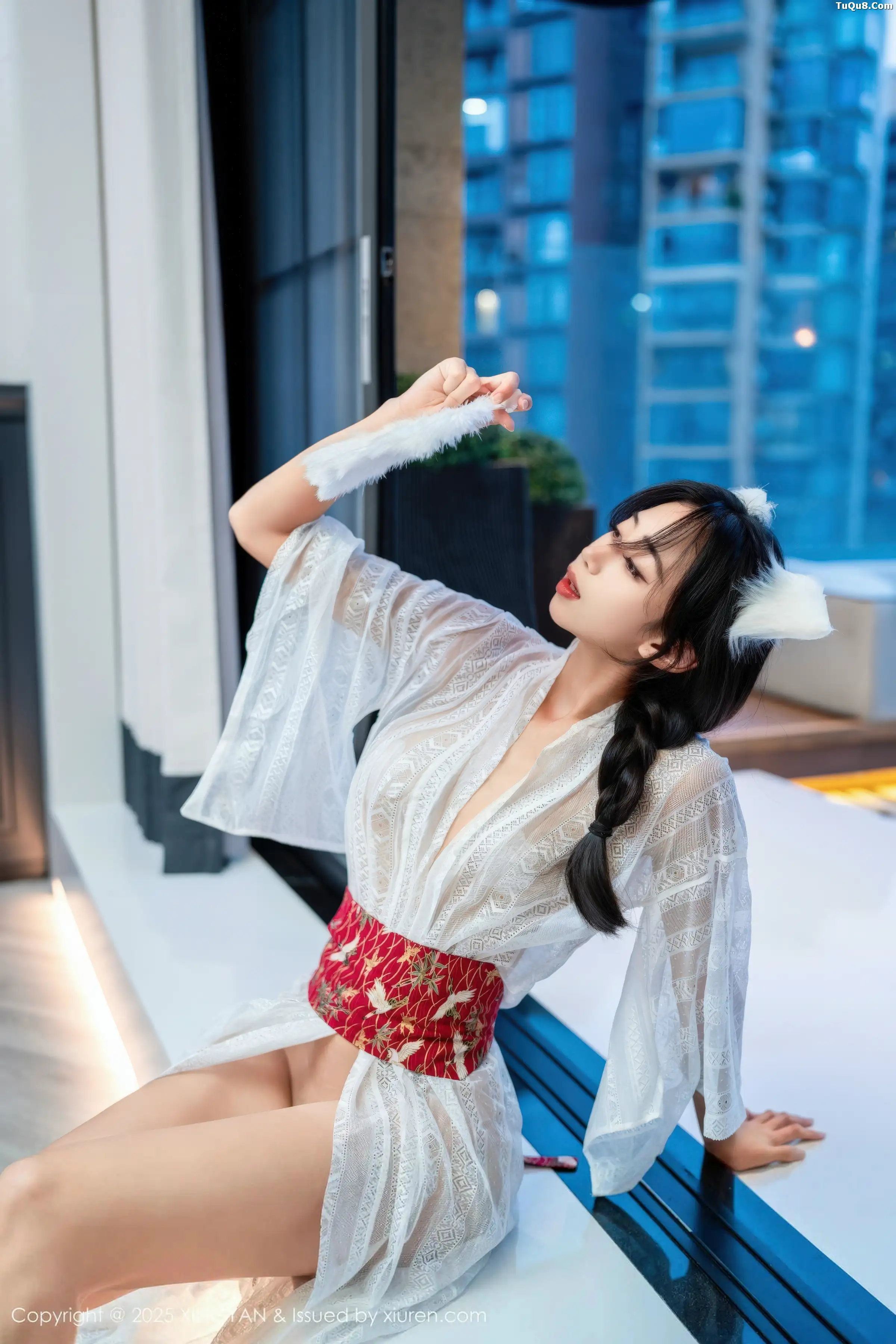 秀人集.com_[XINGYAN星颜社]VOL.442_模特时安安私房性感白色薄透连衣裙秀柔美身姿迷人诱惑写真75P