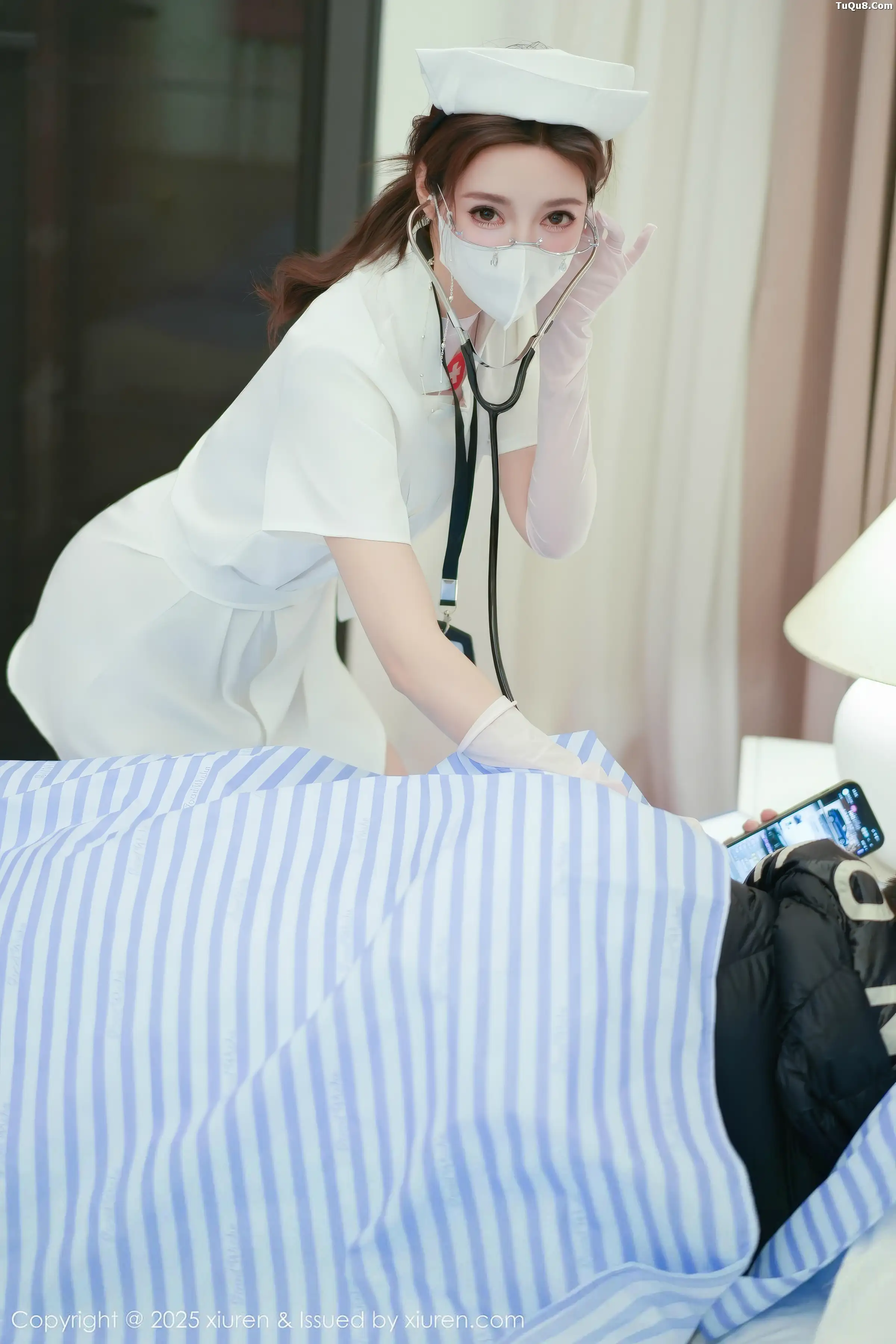 秀人集.com_[XiuRen秀人网]No.11099_模特Twins-桃桃性感护士服露白色情趣内衣秀曼妙身姿诱惑写真78P